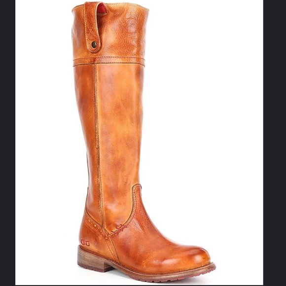 NEW BED STU Jacqueline tall leather cognac boots size 6.5 - Picture 4 of 16